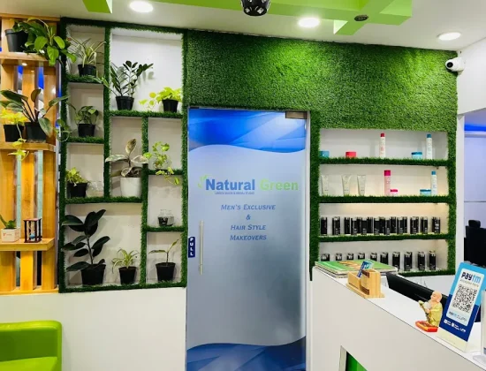 Natural Green – Unisex Salon & Bridal Studio