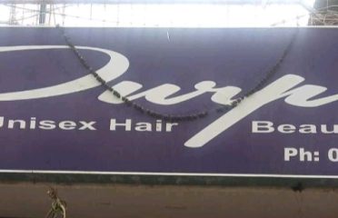 Purple Unisex Hair Salon